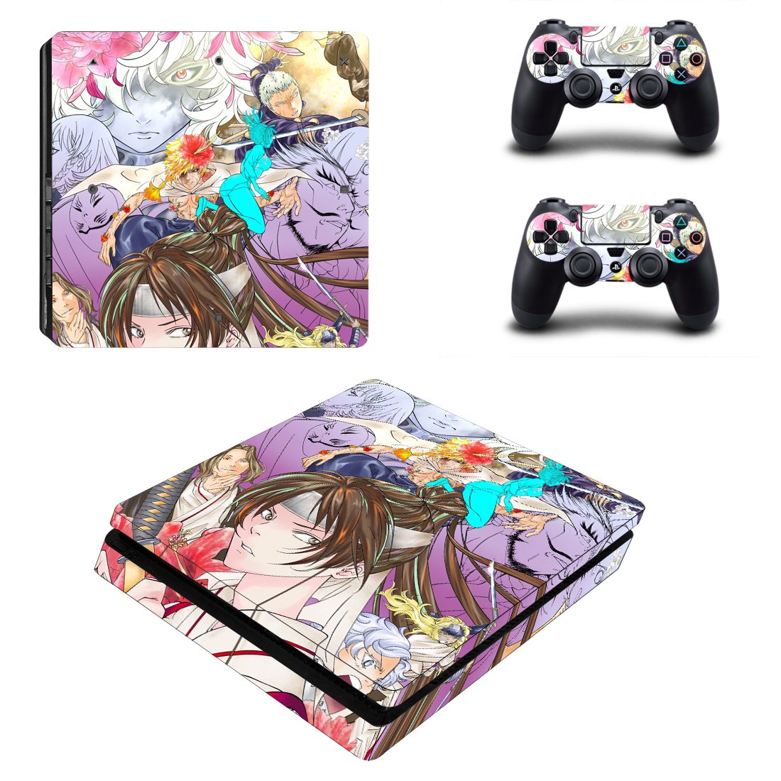 Hell Music decal skin for PS4 Slim Console & Controllers