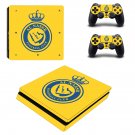 AL Nassr FC decal skin for PS4 Slim Console & Controllers