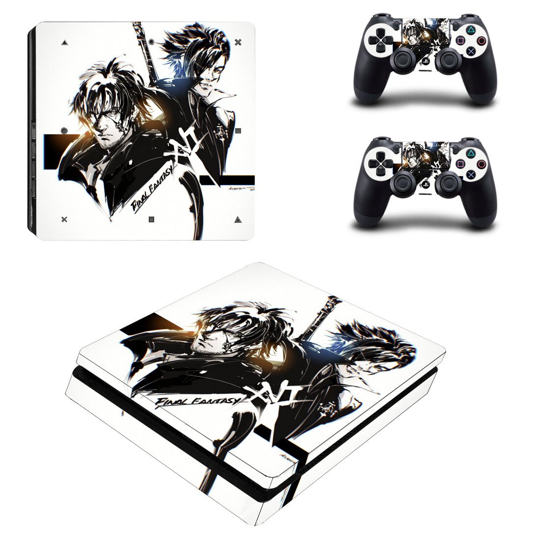 Final Fantasy 16 decal skin for PS4 Slim Console & Controllers