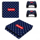 Supreme decal skin for PS4 Slim Console & Controllers