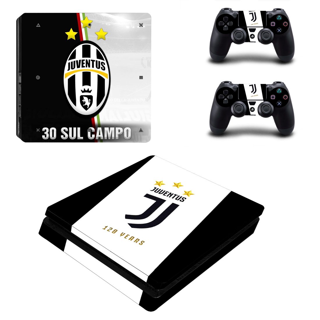 Juventus decal skin for PS4 Slim Console & Controllers