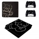 Unisex Style decal skin for PS4 Slim Console & Controllers
