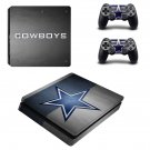 NFL Dallas Cowboys decal skin for PS4 Slim Console & Controllers