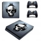 Skull decal skin for PS4 Slim Console & Controllers