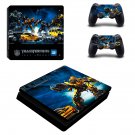 Transformers decal skin for PS4 Slim Console & Controllers