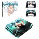 Hatsune Miku decal skin for PS4 Pro Console & Controllers