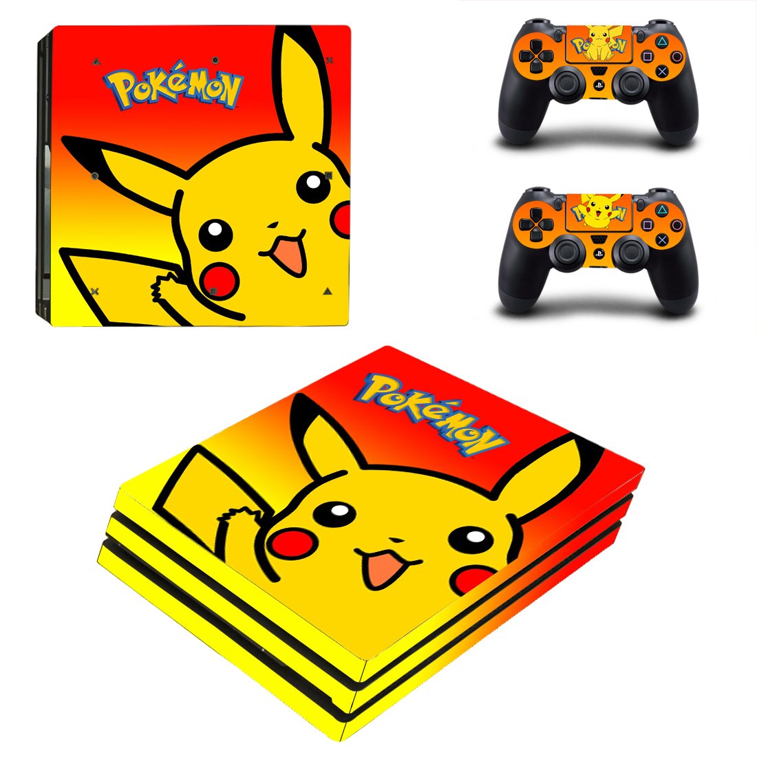 Pokemon decal skin for PS4 Pro Console & Controllers