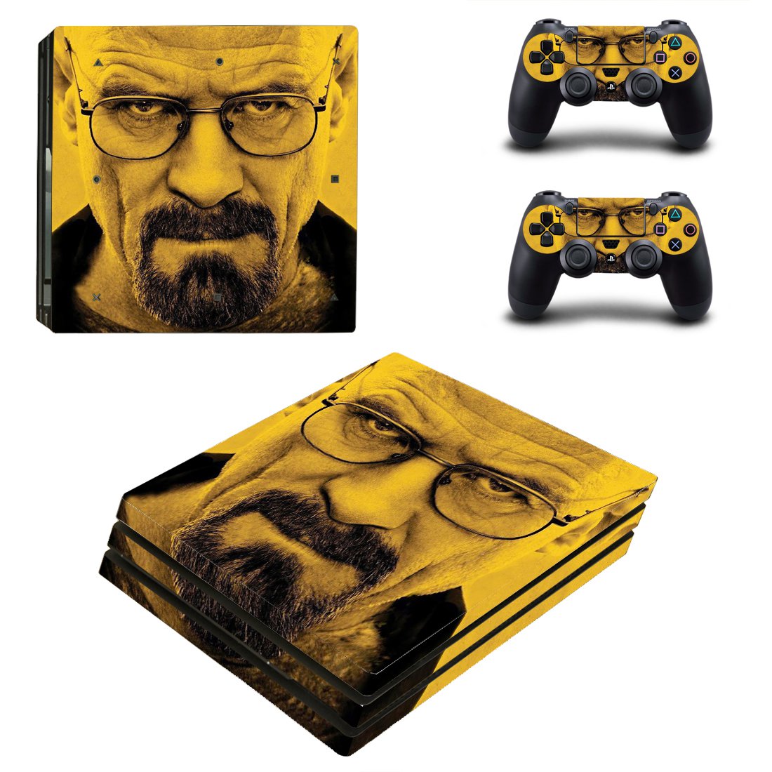 Breaking Bad decal skin for PS4 Pro Console & Controllers