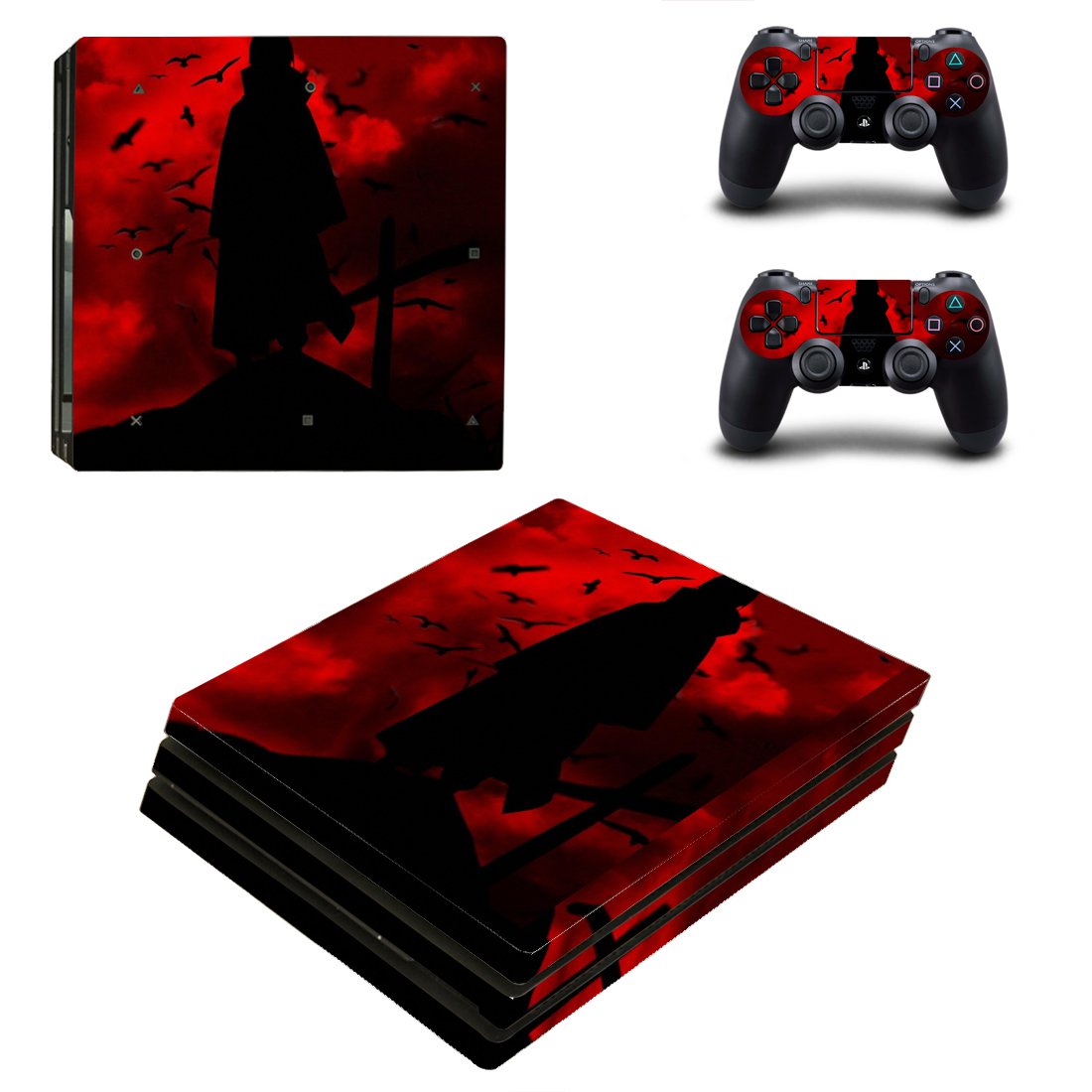 Naruto decal skin for PS4 Pro Console & Controllers