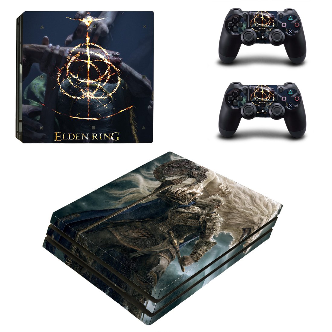 Elden Ring decal skin for PS4 Pro Console & Controllers
