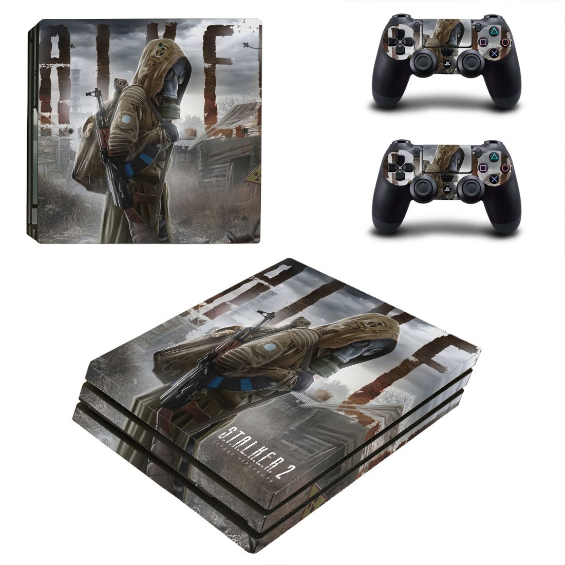 Stalker 2 decal skin for PS4 Pro Console & Controllers