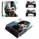 Dishonored 2 decal skin for PS4 Pro Console & Controllers