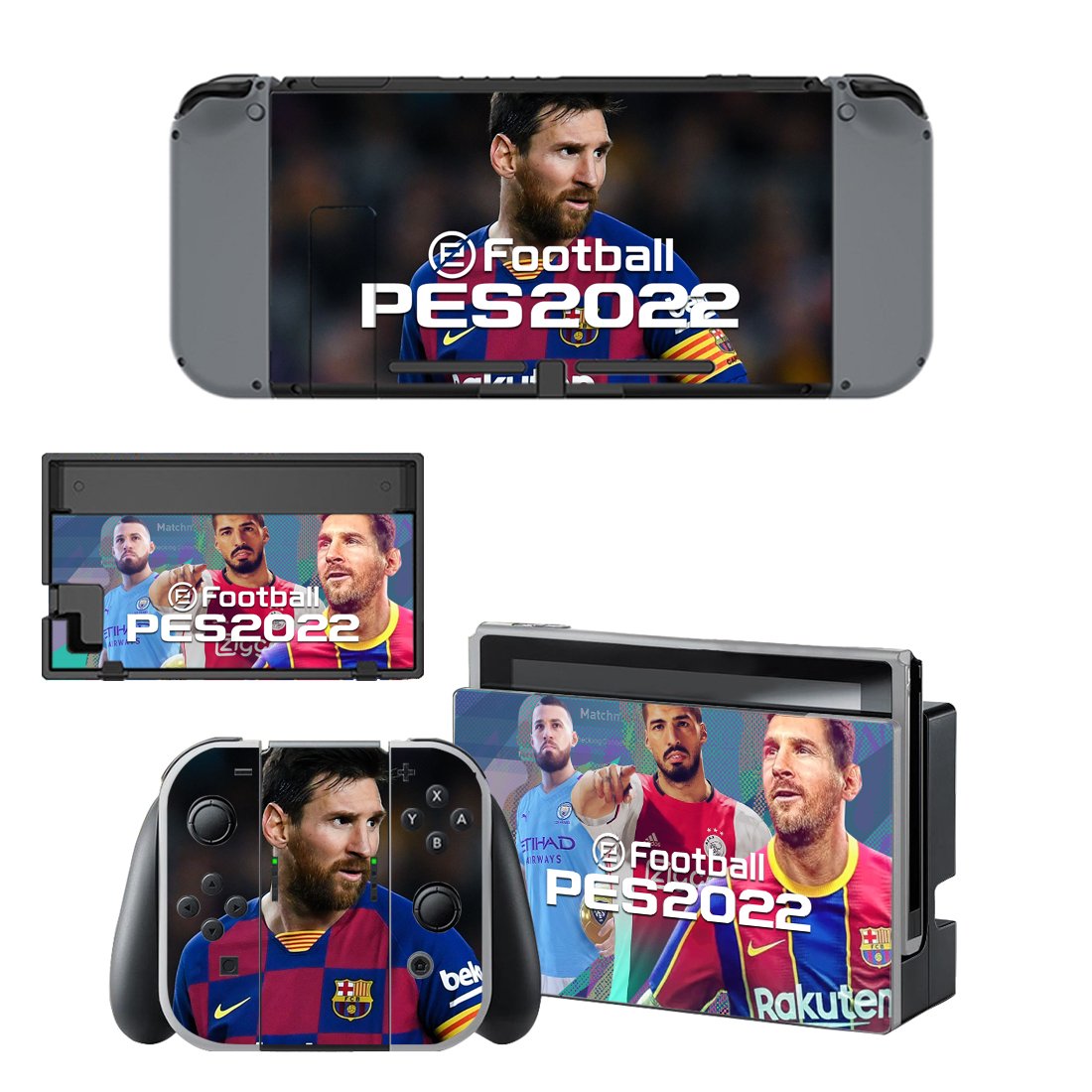 PES 2022 decal skin for Nintendo Switch Console & Controllers
