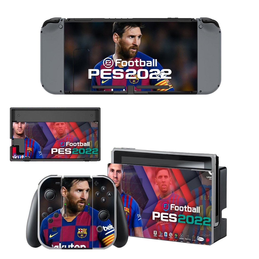 PES 2022 decal skin for Nintendo Switch Console & Controllers