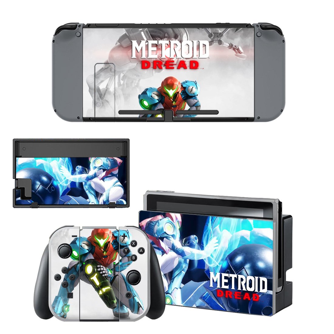 Metroid Dread decal skin for Nintendo Switch Console & Controllers