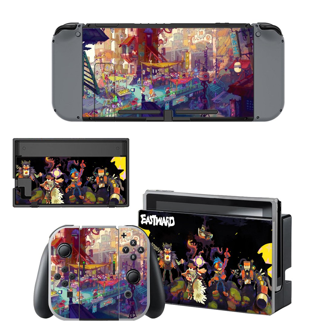 Eastward decal skin for Nintendo Switch Console & Controllers
