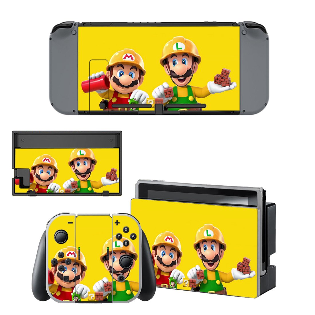 Super Mario decal skin for Nintendo Switch Console & Controllers