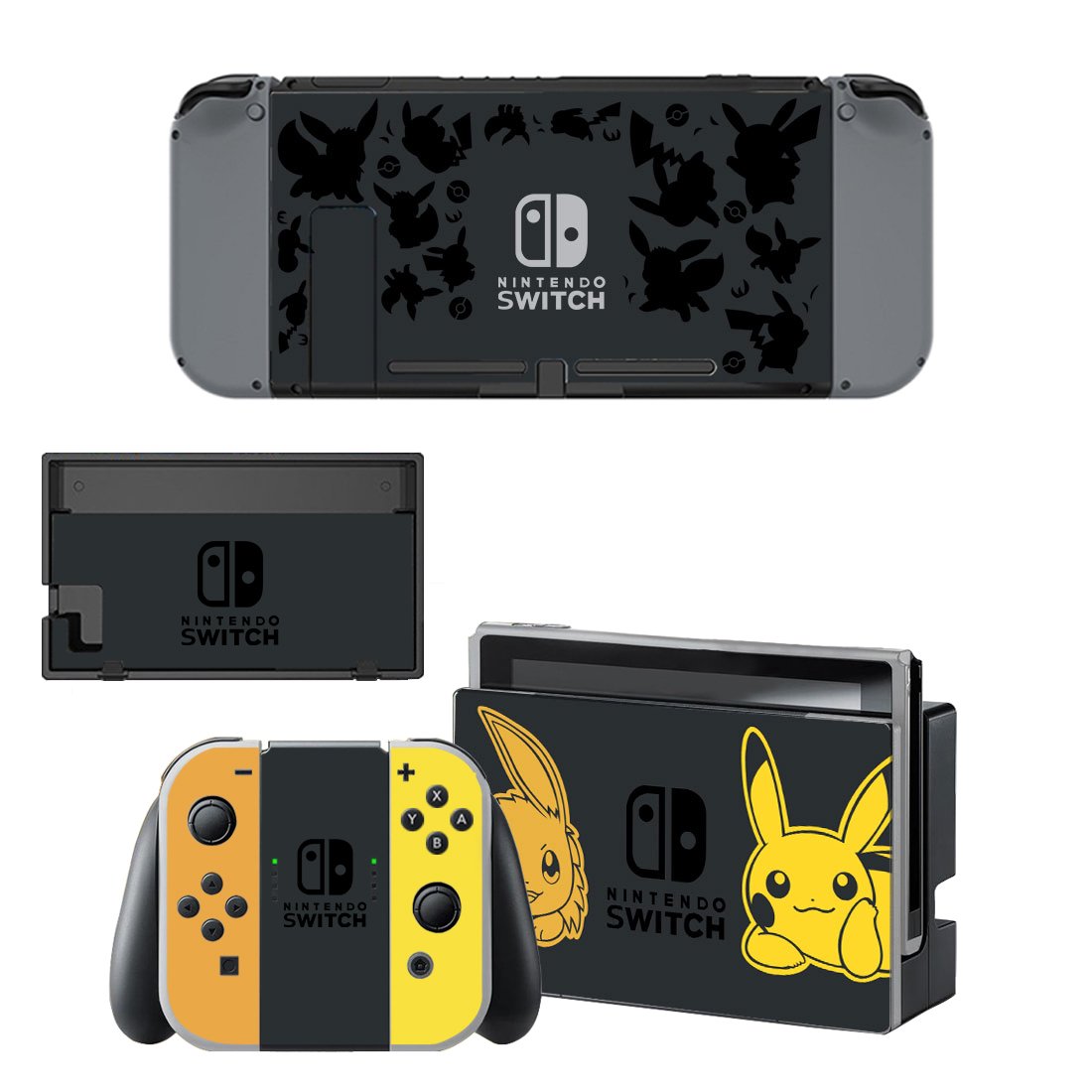 Classic Pokemon decal skin for Nintendo Switch Console & Controllers