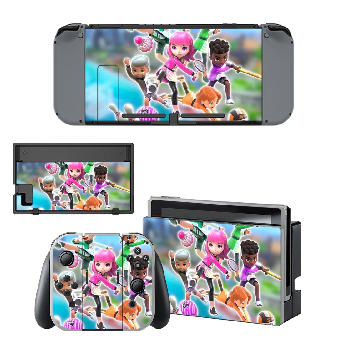 Nintendo Switch Sports decal skin for Nintendo Switch Console & Controllers