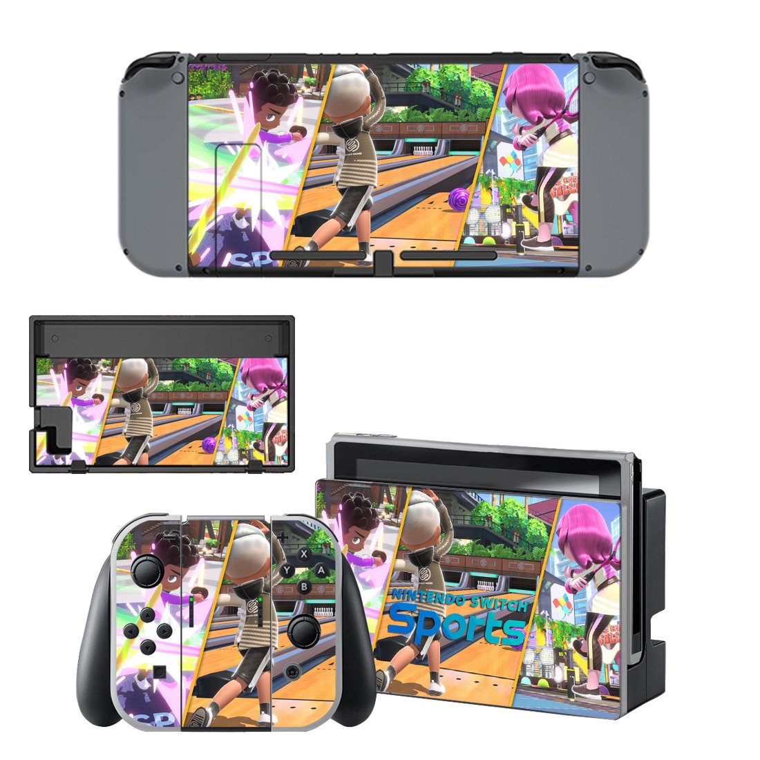 Nintendo Switch Sports decal skin for Nintendo Switch Console & Controllers
