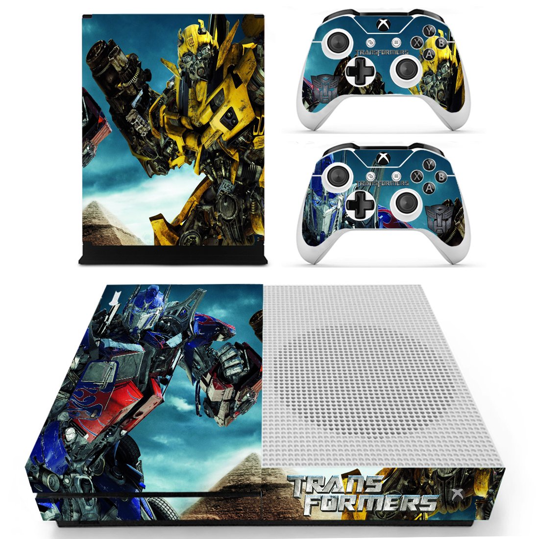 Transformer decal skin for Xbox one S Console & Controllers