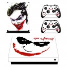 Joker decal skin for Xbox one X Console & Controllers