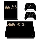 Cat decal skin for Xbox one X Console & Controllers