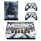 Metro Exodus decal skin for Xbox one X Console & Controllers