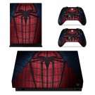 Spider Man decal skin for Xbox one X Console & Controllers