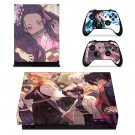 Demon Slayer decal skin for Xbox one X Console & Controllers