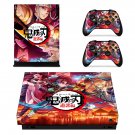 Demon Slayer decal skin for Xbox one X Console & Controllers