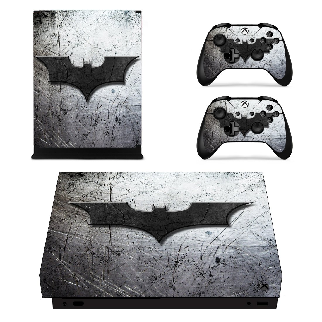 Batman decal skin for Xbox one X Console & Controllers