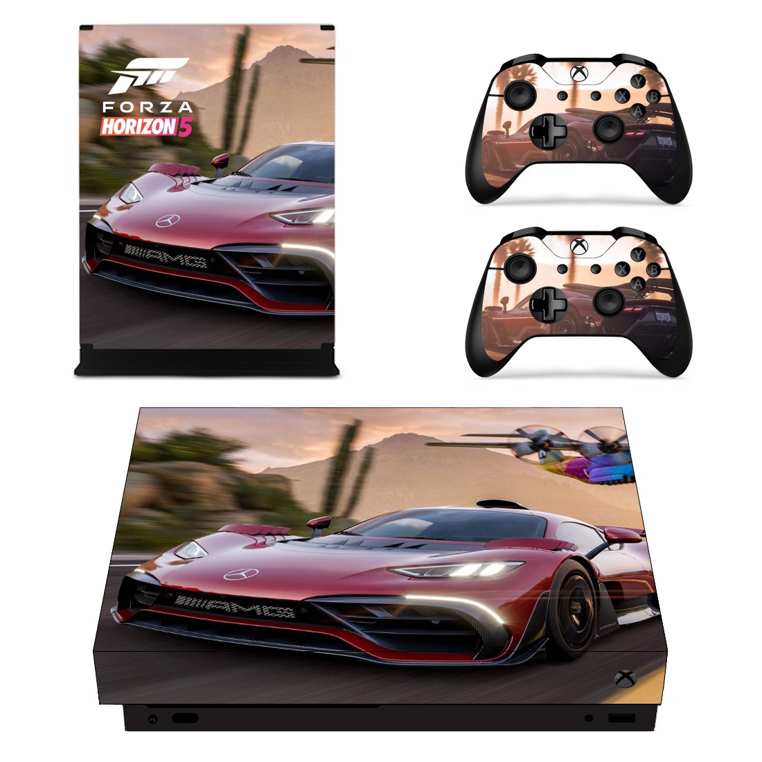 Forza Horizon 5 decal skin for Xbox one X Console & Controllers
