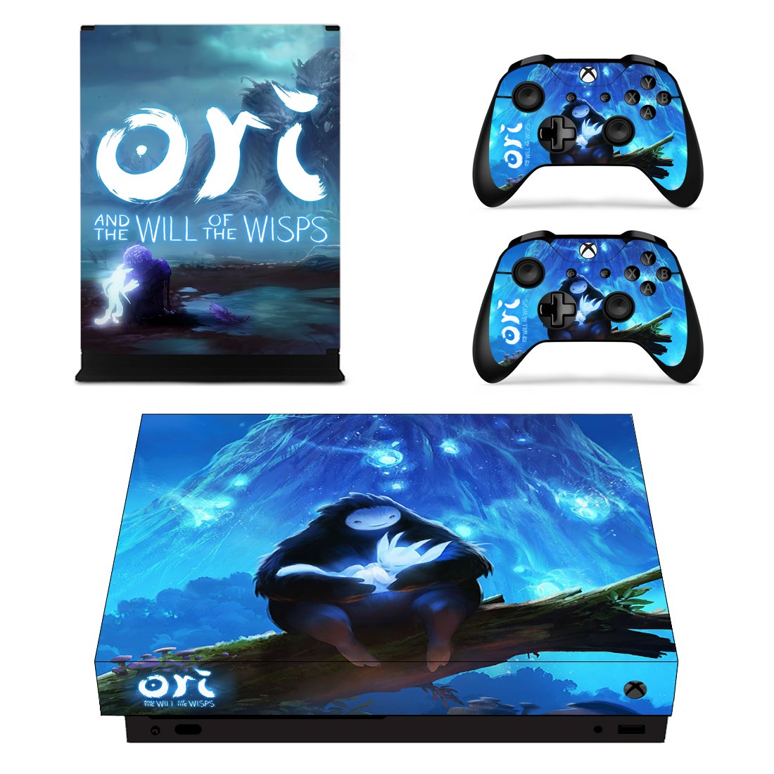 Ori decal skin for Xbox one X Console & Controllers