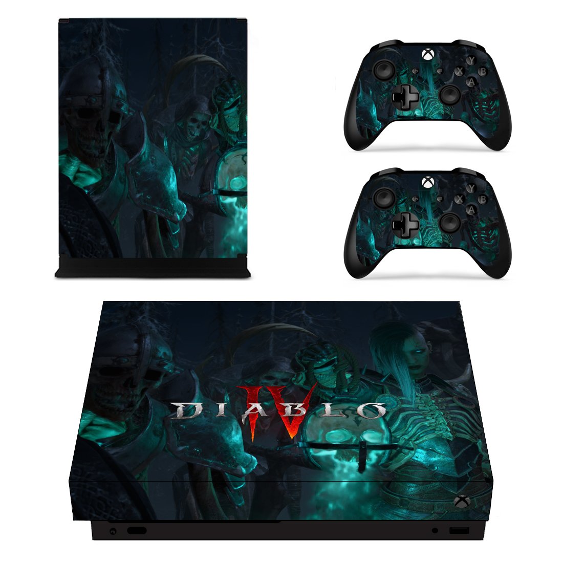 Diablo 4 decal skin for Xbox one X Console & Controllers