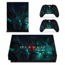 Diablo 4 decal skin for Xbox one X Console & Controllers