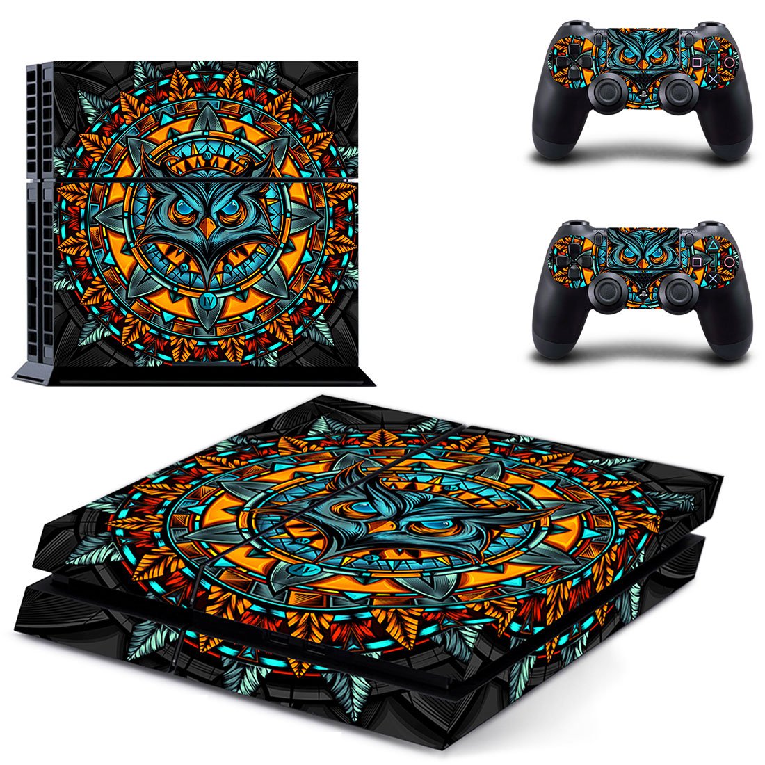 Eagle Mandala decal skin for PlayStation 4 Console & Controllers
