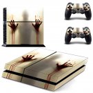Bloody  Hand decal skin for PlayStation 4 Console & Controllers
