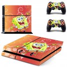 Spongebob decal skin for PlayStation 4 Console & Controllers