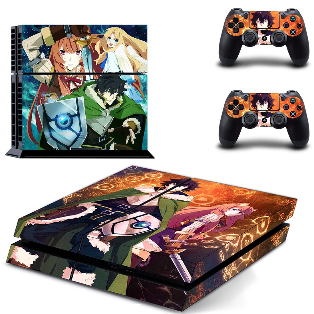 The Rising of the Shield Hero decal skin for PlayStation 4 Console & Controllers