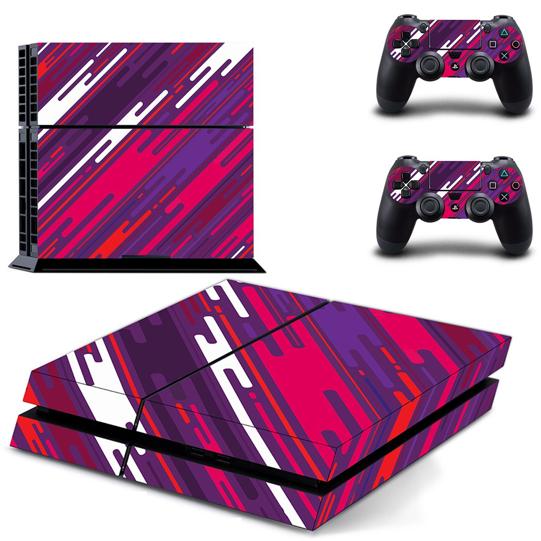 Color Texture decal skin for PlayStation 4 Console & Controllers