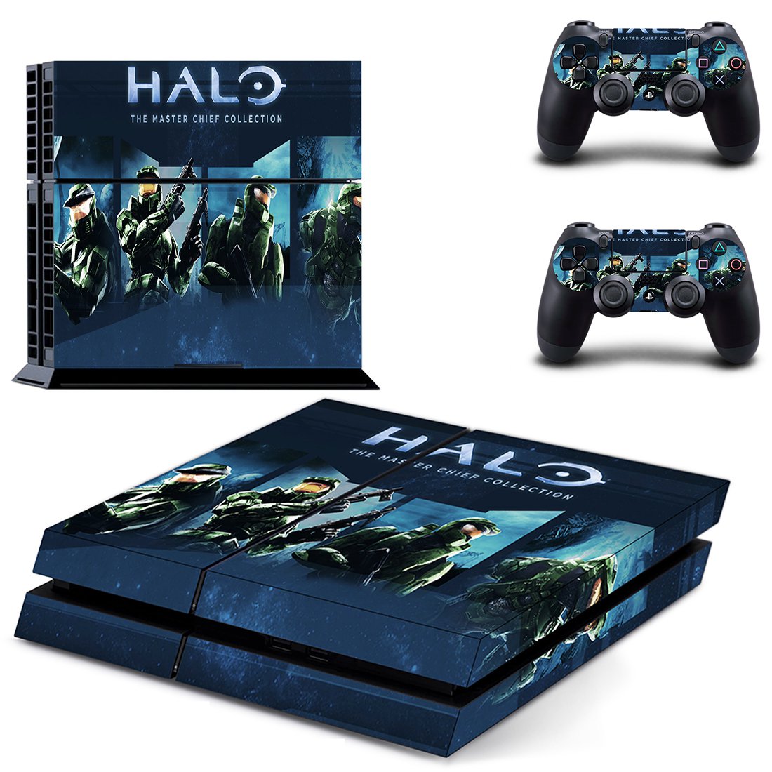 Halo` decal skin for PlayStation 4 Console & Controllers