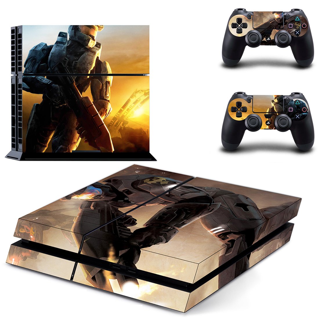 Halo decal skin for PlayStation 4 Console & Controllers