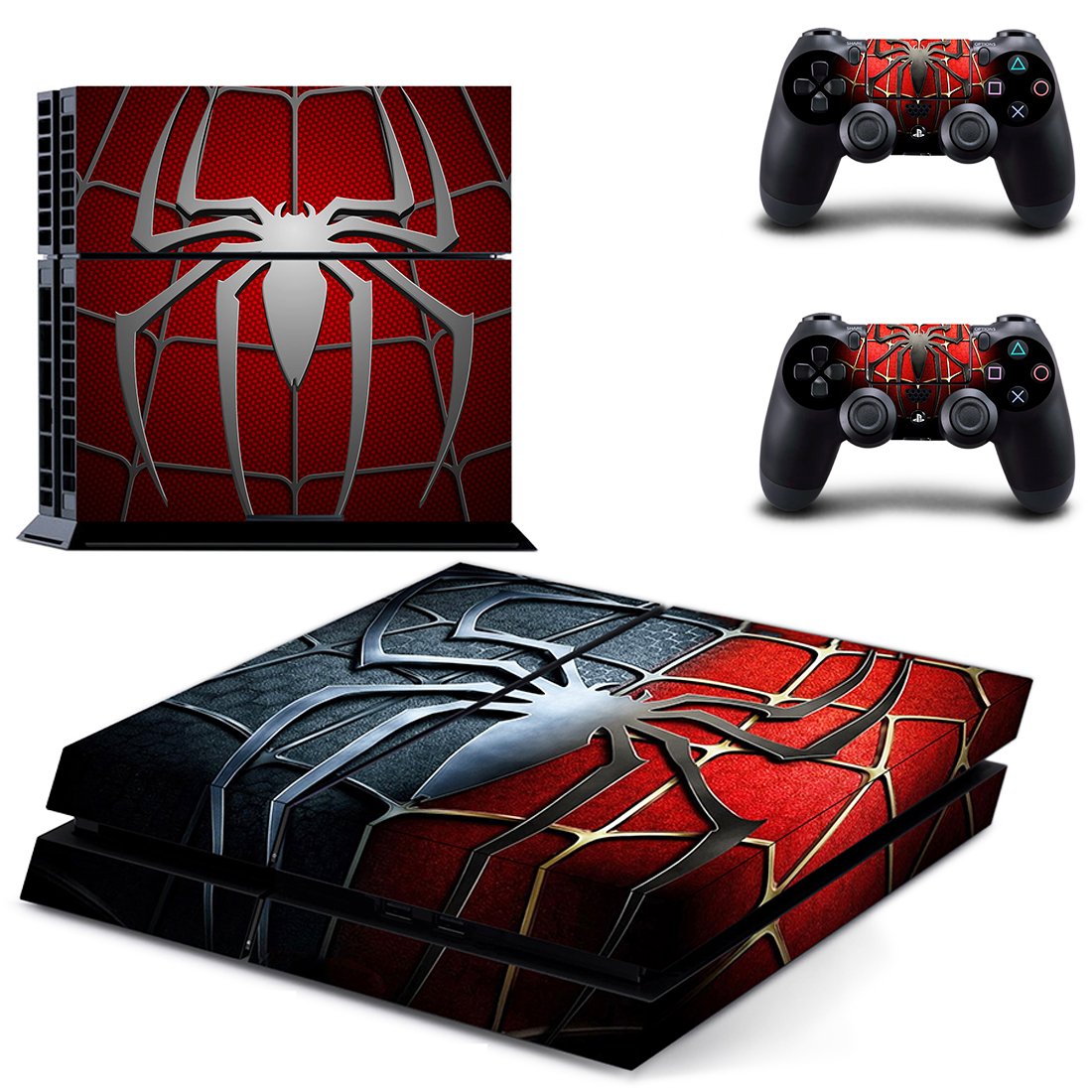Spider man decal skin for PlayStation 4 Console & Controllers