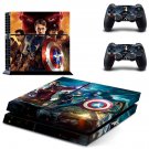 Captain America decal skin for PlayStation 4 Console & Controllers