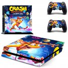 Crash Bandicoot decal skin for PlayStation 4 Console & Controllers