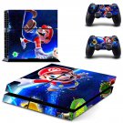 Super Mario decal skin for PlayStation 4 Console & Controllers