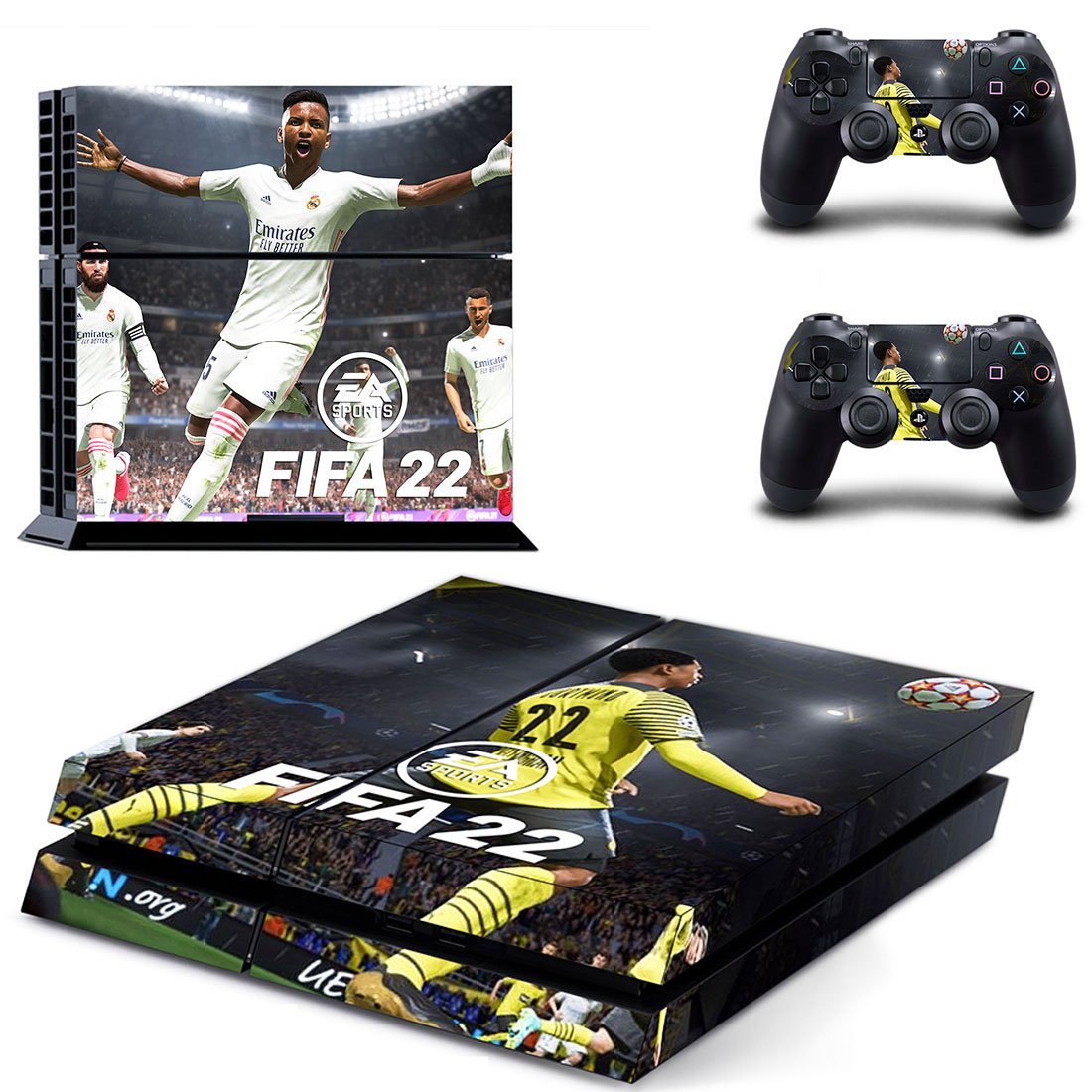 FIFA 22 decal skin for PlayStation 4 Console & Controllers