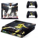 FIFA 22 decal skin for PlayStation 4 Console & Controllers