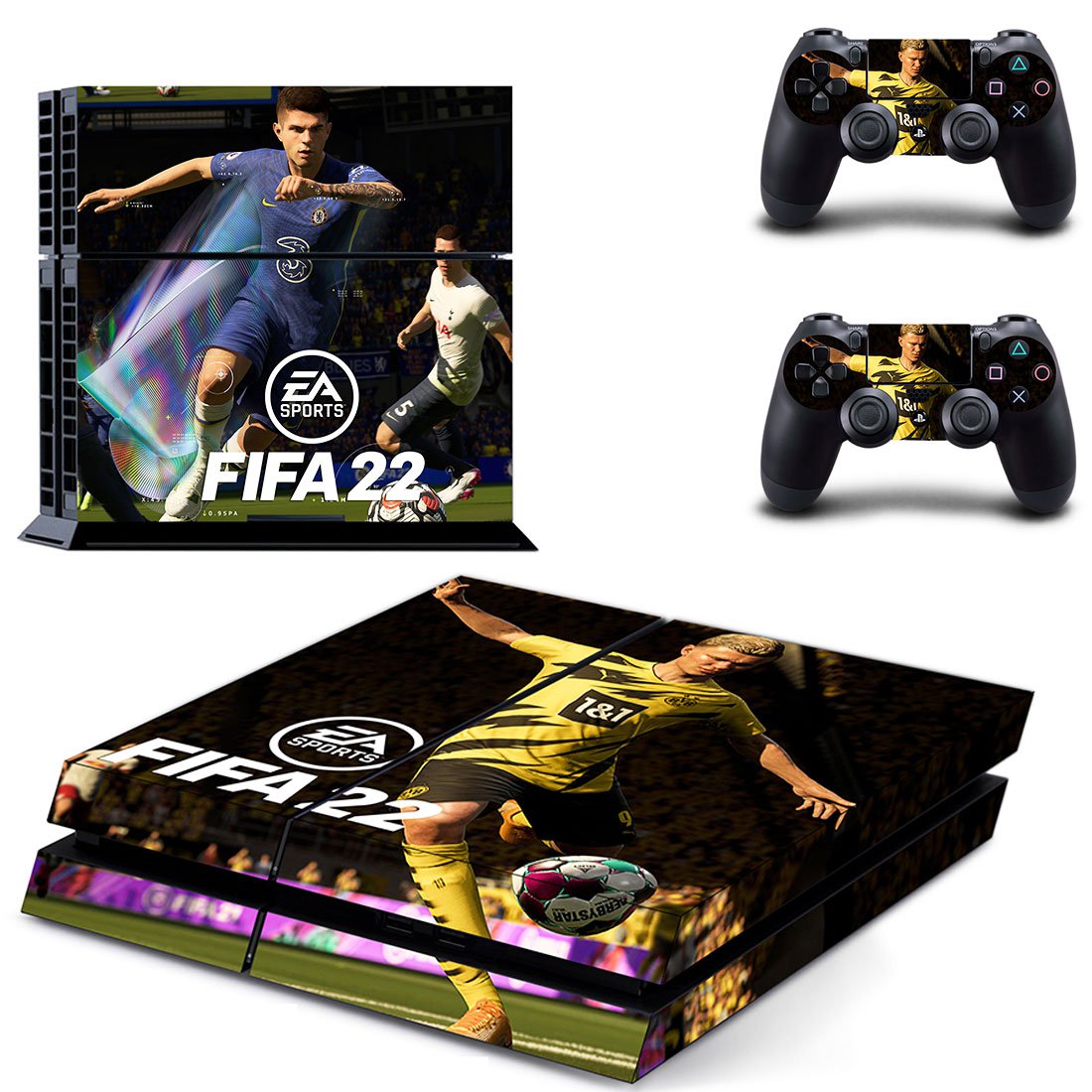 FIFA 22 decal skin for PlayStation 4 Console & Controllers